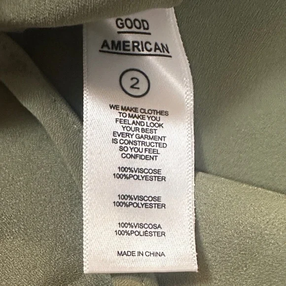 Good American Slip Midi Dress Medium - Picture 9 of 10